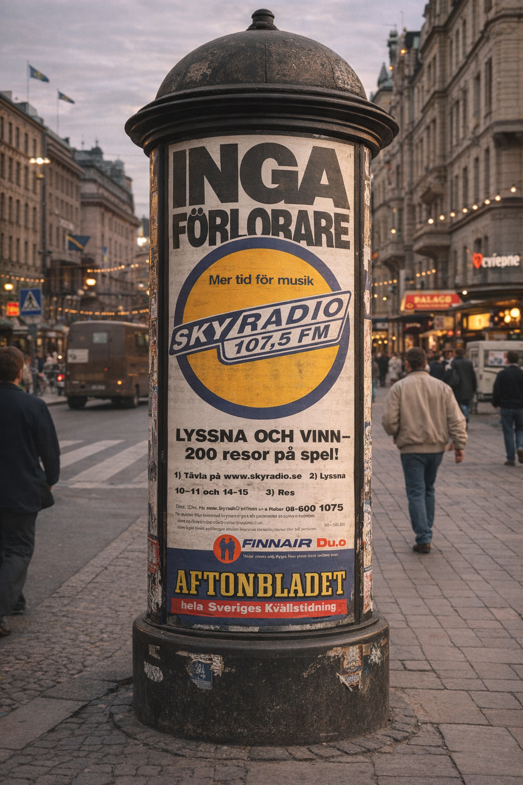 Sky Radio börjar sända på 107.5 i Stockholm