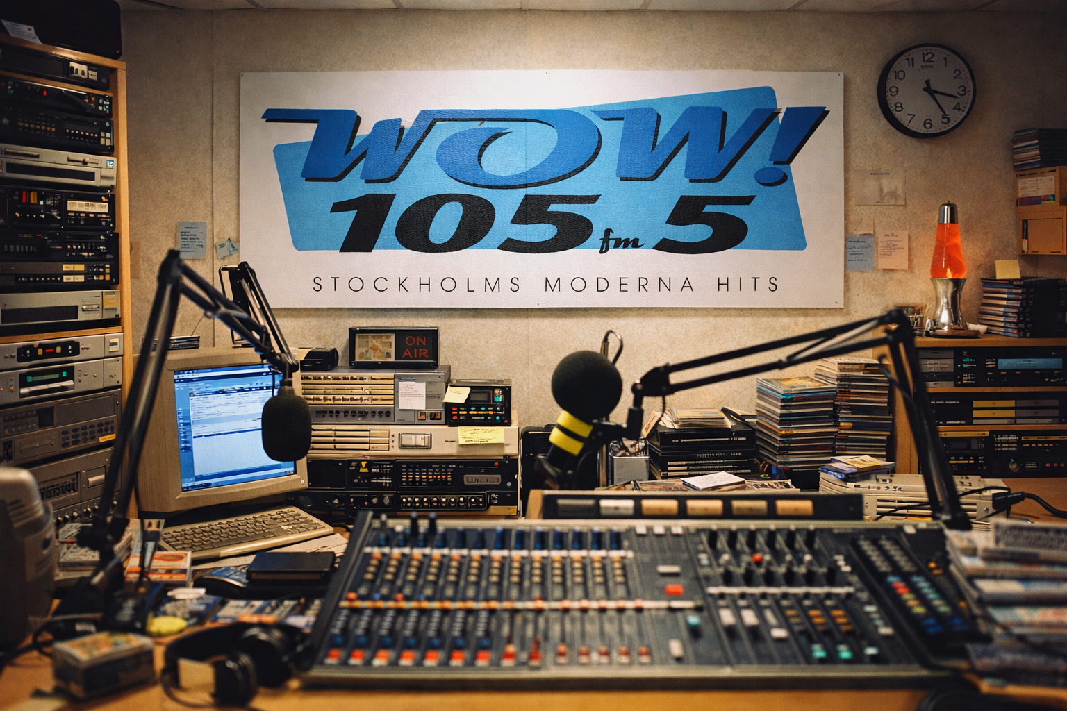 WOW 105,5 ersätter Bandit – tuff rock byts ut mot moderna hits