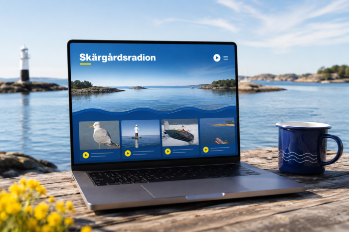 Skärgårdsradion sjösätter ny hemsida