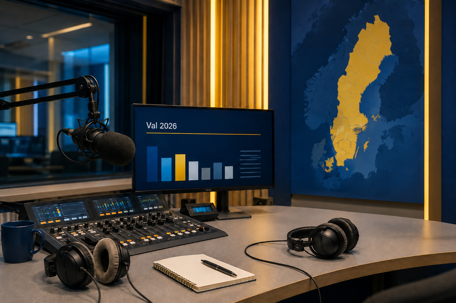 Sveriges Radio växlar upp inför valet
